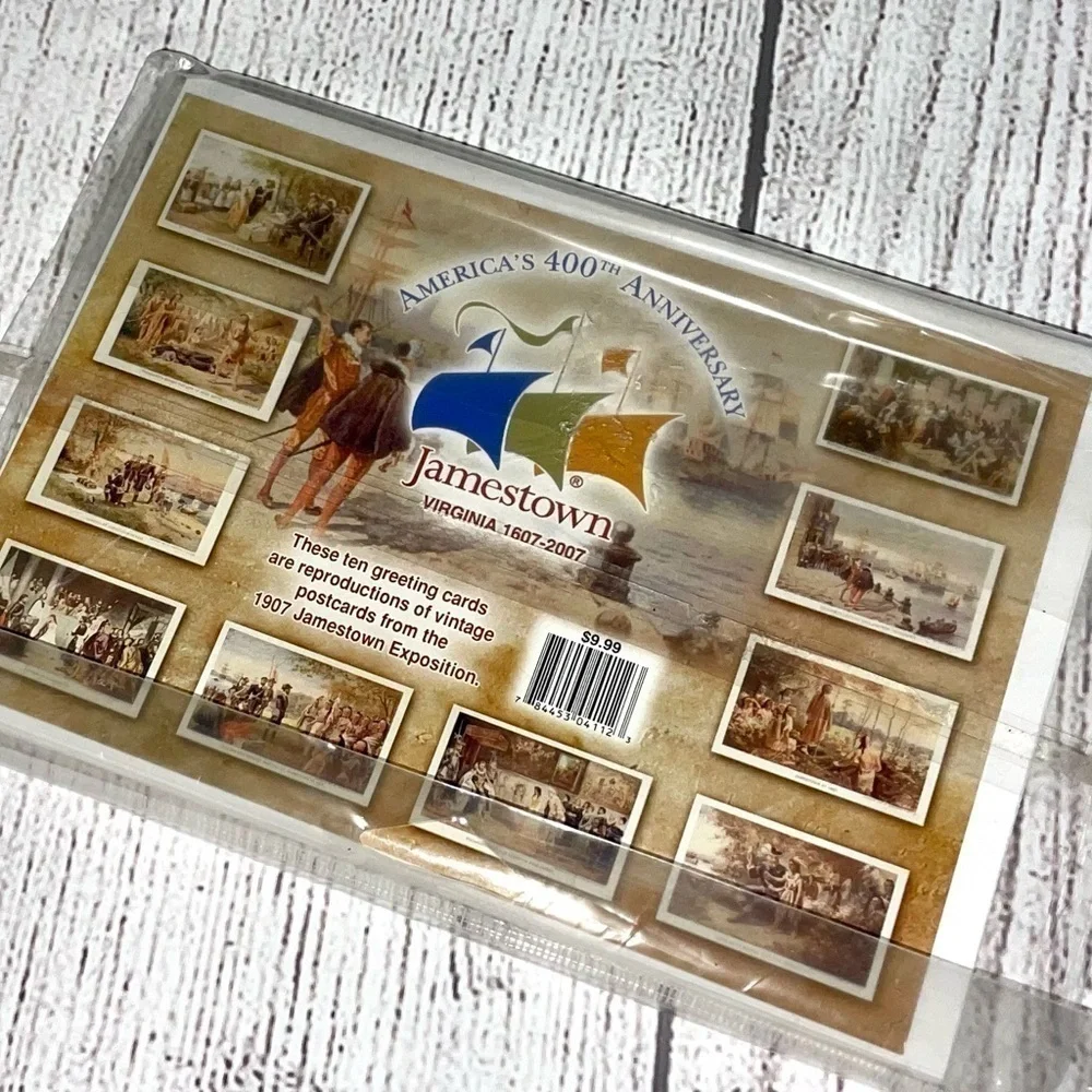 Jamestown Settlement 400th Anniversary Notecards - Pack of 7
